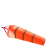 雨林军 气象风向袋 户外防水风向监测警示袋 整套（含不锈钢立柱 高2米）1米袋-橙色反光 单位：套