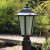 万观天 草坪灯户外景观灯 铝防水立柱LED道路灯欧式庭院花园草地路灯 黑色1.5米