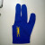 台球手套球房台球公用手套台球三指手套可定制logo美洲豹普通款蓝 橡筋款红色