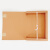 赫思迪格 牛皮纸档案盒资料盒加厚文件包装盒 普通款 31*22cm 侧宽2cm（10个) HGJ-1132