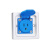 原装ABL 英标 美标电源插座 冷冻处理 音响电源墙插 面板底盒 双位 美标蓝色