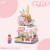 LOZ俐智小颗粒街景儿童拼插积木太空飞船模型男女孩玩具少女生日礼物 8813冰淇淋店(400颗粒)