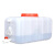 曲珞 储水罐 卧式大水桶水箱塑料桶加厚半吨储水量卧方含盖 25kg 一个价