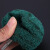 6mm带柄百洁布轮磨头蘑菇头型抛光轮尼龙磨头纤维磨头拉丝轮 百洁布蘑菇头(绿色75MM)