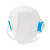 CM朝美 n95口罩9527 透气防病毒防飞沫口罩 白色N95口罩头戴式【独立装】F-Y3-A型  400只/箱