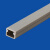 凯士士KSS 室内装潢配线槽 UL认证 PVC材质 防火等级美规94V-0 含背胶(12.7*11*1000mm)TF-11T,灰色,1米/支