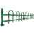 锌钢护栏 锌钢草坪护栏花园围栏 市政绿化栅栏 别墅庭院围墙铁艺围栏栅栏 60厘米高1米价格【颜绿色】