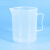 冰禹 BY-2019 刻度杯 塑料烧杯 实验室器皿 塑料量杯 1000mL 2个