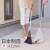 SP SAUCE日本扫把簸箕套装魔法扫帚组合家用懒人扫地笤帚 灰色