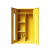 应急物资存放柜紧急防暴汛护器材柜消防器材储备柜事故防护装备柜 1800*1000*500(黄色)