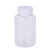 山顶松 透明塑料瓶 密封罐 小药瓶子 密封样品分装瓶 液体pet大口 干果瓶包装瓶子  50个 15毫升 