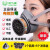防毒面具电焊喷漆工业气体喷药全面罩防毒气 防毒面具+5个滤毒盒