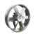 华丰易 轴流风机 不锈钢循环风机 3号0.37KW380V高温7叶单面 单位/件