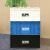 力王POWERKING 塑料存储箱 杂物收纳货物周转箱 塑料家用整理箱 600*400*280蓝色 带暴富印刷