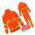 苏识 SSDW391 套装加厚双层雨衣雨裤套装  网眼内衬 L （单位：套）橘红色