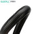 伊莱科（ELECALL)波纹管PP材质防水阻燃软管穿线管 黑色/AD21.2/内径17mm/100米/开口/1卷装