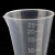 海斯迪克 HKCL-759 PP三角量杯 三角杯 刻度杯塑料量杯 刻度量杯透明杯 100ml 