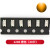 TaoTimeClub 高亮1206贴片发光二极管LED灯珠红色红光翠绿色白光橙黄绿红蓝光 1206 橙色（20只）