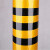 捷力顺 LQJ09 交通反光警示柱 安全隔离防撞立柱  43CM红黄固定配螺丝