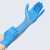 利业成一次性PVC/丁腈检查手套防水耐用型餐饮清洁实验室劳保手套 9寸蓝色纯丁腈手套-Y86【1盒】 XL