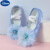 迪士尼（disnep）新款蓝色儿童女软底女童跳舞蹈鞋蕾丝公主鞋中国民族舞形体训练鞋 缎面蓝色艾莎 囎布袋 23码
