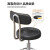 鑫联（XINLIAN）鑫联美容凳椅子旋转升降圆凳子实验室凳剪发凳子可调节靠背椅黑色