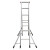 兴航发 XHF-LCR350 铝合金槽型人字梯子 3.5米铝合金人字梯承重100KG加厚梯子折叠便携铝工程梯