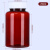200毫升PET透明大口塑料瓶空药瓶胶囊瓶样品包装瓶分装瓶 (棕色)250ml大口瓶50个