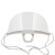 透明口罩餐饮塑料专用厨师面罩厨房餐厅食堂防口水飞沫防雾 白架透明款100只持久防雾/可循 默认