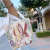 【包】2023新款卡通双兔包双面金丝刺绣帆布手拎袋化妆包 蝴蝶手机包