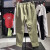 阿迪达斯 （adidas）运动裤男裤夏季休闲裤梭织工装裤直筒裤长裤H40197 H40209绿色 S