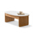 源氏木语实木茶几现代家用岩板茶桌小户型橡木客厅储物矮桌1.05米岩板面