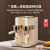 格米莱双圆半自动意式咖啡机家商用现磨浓缩液晶屏CRM3030A 米白色