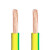 津达线缆 铜芯绝缘软电缆 多丝软塑铜线 国标BVR 6平方 100米/卷 BVR１×6mm²  黄色