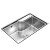 九牧（JOMOO） 厨房水槽家用304不锈钢拉丝工艺厚洗菜洗手槽洗碗池水盆洗菜盆 06119裸槽