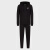 阿玛尼（ARMANI）男士棉质运动套装 EA7徽标logo休闲卫衣卫裤套装 时尚大牌男装 黑色（1200） S码