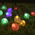贝工 LED太阳能气泡球灯串 直径1.7cm 彩色 双模式 户外满天星装饰氛围彩灯串 5米20灯
