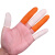 麻点手指头套橙色防滑耐磨乳胶橡胶一次性点钞纹绣足疗按摩工作用 【尺码参考表】