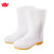金宝源 28CM单里白色雨鞋45码 防滑耐油食品厂厨师卫生食品靴