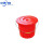塑料手提水桶红色大小水桶带盖子耐摔 21L有盖款