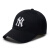 MLB张凌赫明星同款男女情侣遮阳棒球帽软顶24夏季新款CPB06 纽约洋基队_深绿色 均码