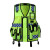 大杨C-007多口袋网格反光背心 1件 拉链款安保防爆马甲骑行衣挂对讲机印字交巡安全服 定制