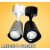 极光星际LED吸顶射灯COB明装商用可调式18W28W全套 黑色28W 4000K暖白光