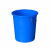 LINYISHUANGLONG 蓝色手提垃圾桶100L带盖