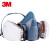 LISM7502防毒面具口罩活性炭硅胶防护面罩喷漆专用化工防尘工业粉尘 7502七件套+滤毒盒一包(2个)