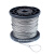 304不锈钢钢丝绳细软11.523456mm晒衣绳晾衣绳晾衣架钢丝 黑色4mm20米+5铝套