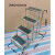 普力捷（PULIJIE）工业不锈钢台阶凳加高2层脚踏凳登高仓库凳 4层普通90*47*90厘米