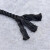 oudu 软绳涤纶黑色绳柔软耐晒耐磨防风化超软尼龙绳子捆绑 12mm 10米(黑色)