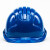 安全帽工地国标轻便型ABS劳保超轻防护头盔 WB五筋透气款白色