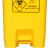 垃圾桶加厚黄色脚踏垃圾桶废物桶诊所医院灰色15L100L120升 50升(黄色)/脚踏款